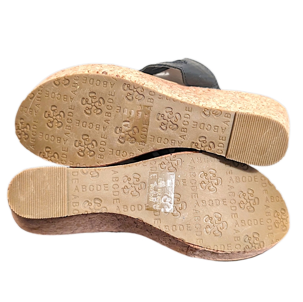 385 Fifth cork platform wedge thong sandals - Picture 5 of 5